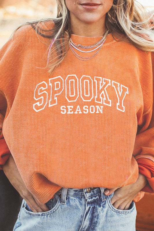 Spooky Season Ribbed Sweatshirt RTS