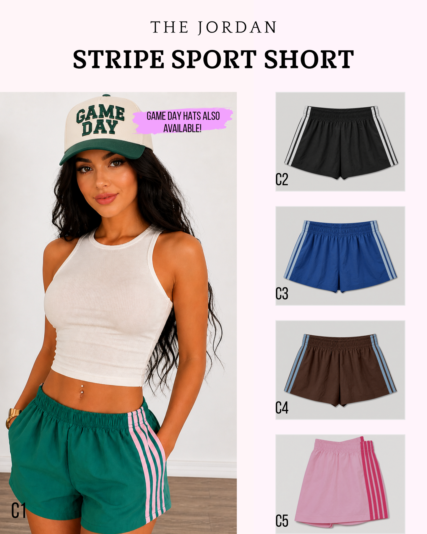 PREORDER: The Jordan Stripe Sport Short 5.11.26