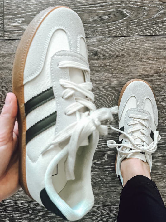 PREORDER: Re-Run Stripe Sneaker- Adult  8.31.26 OSYM
