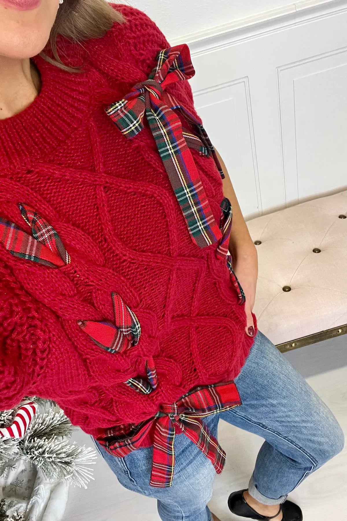 PREORDER: Sweetheart Bow Sweater 10.13.25