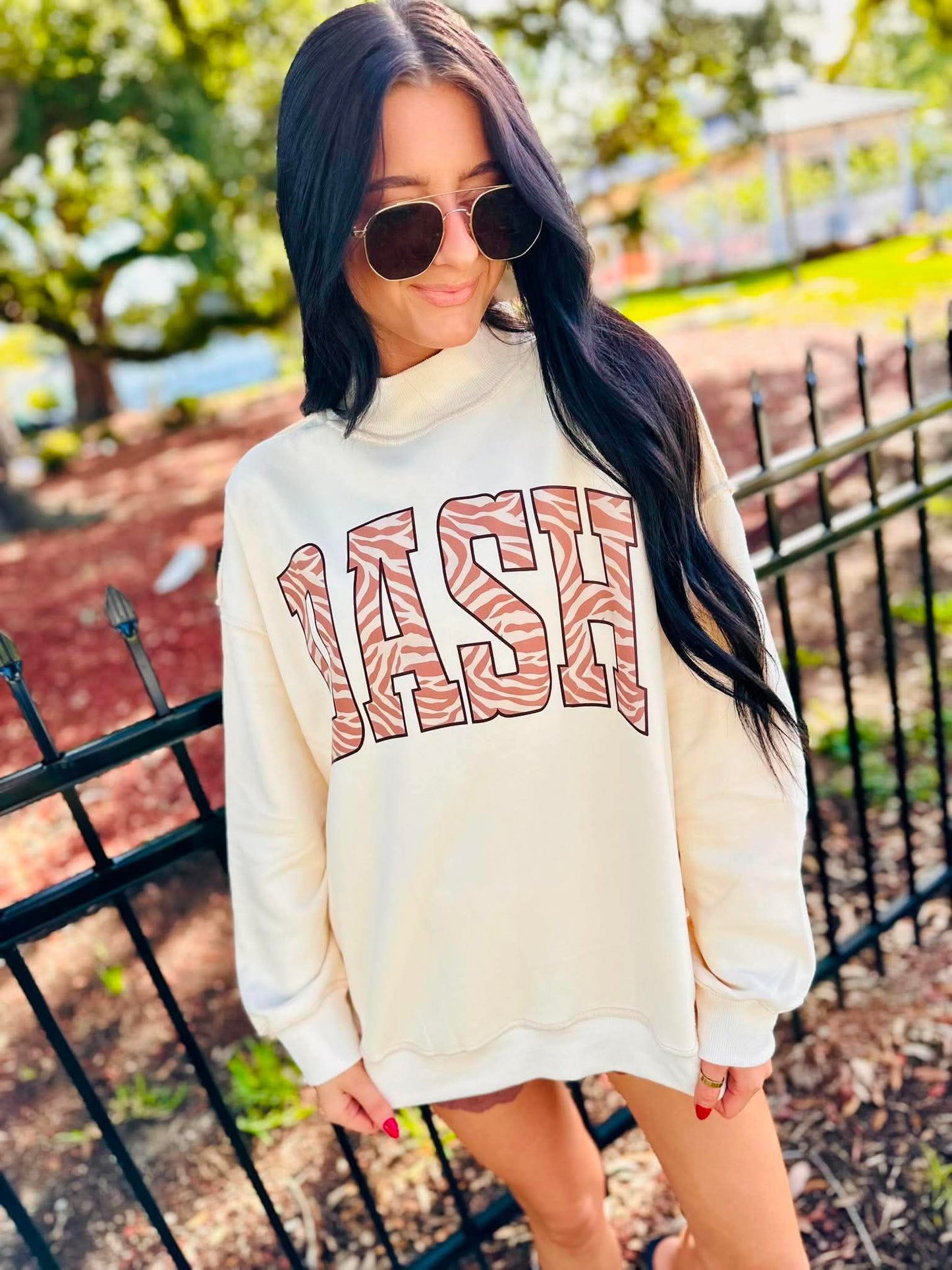 Zebra Print CUST78 DTF Graphic Apparel