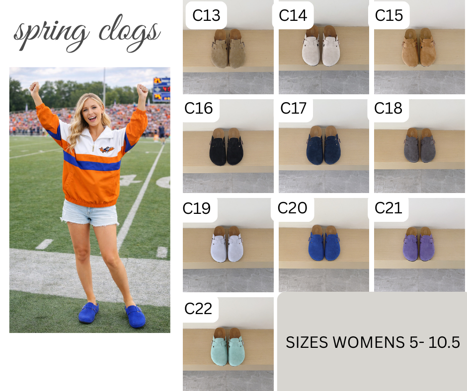 PREORDER: Spring Clogs RERUN  8.3.26