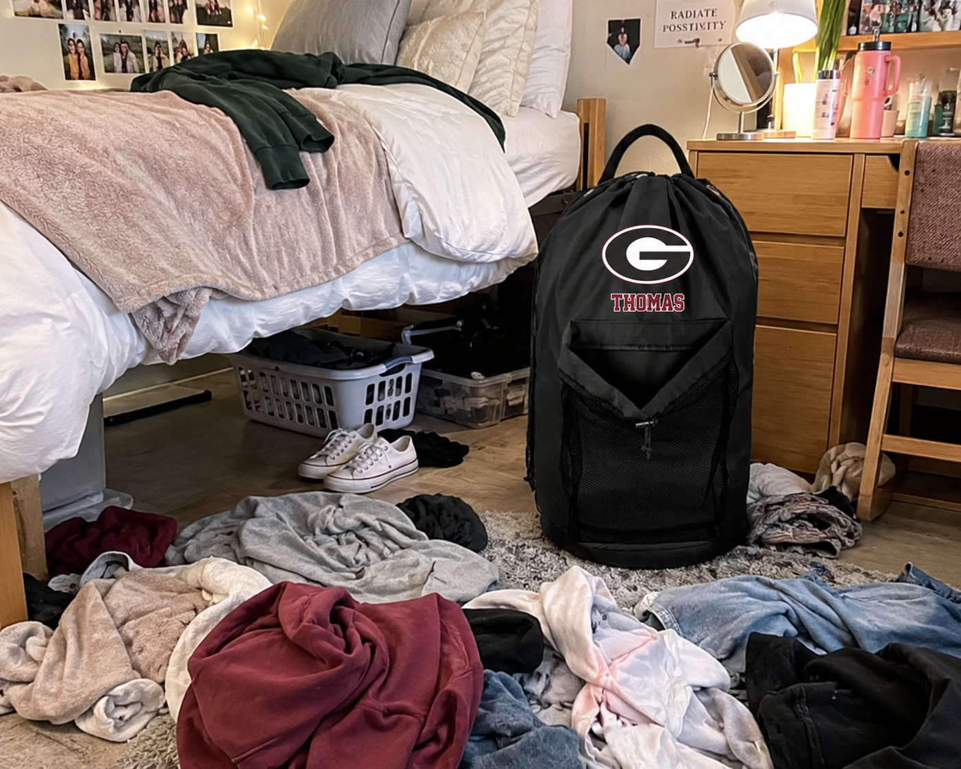 PREORDER: Custom College Laundry Basket 7.13.26