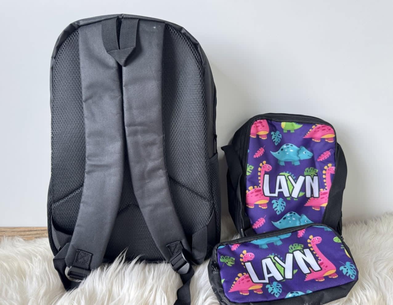 PREORDER: Custom Backpack, Lunch Bag + Pencil Case Set 6.22.26