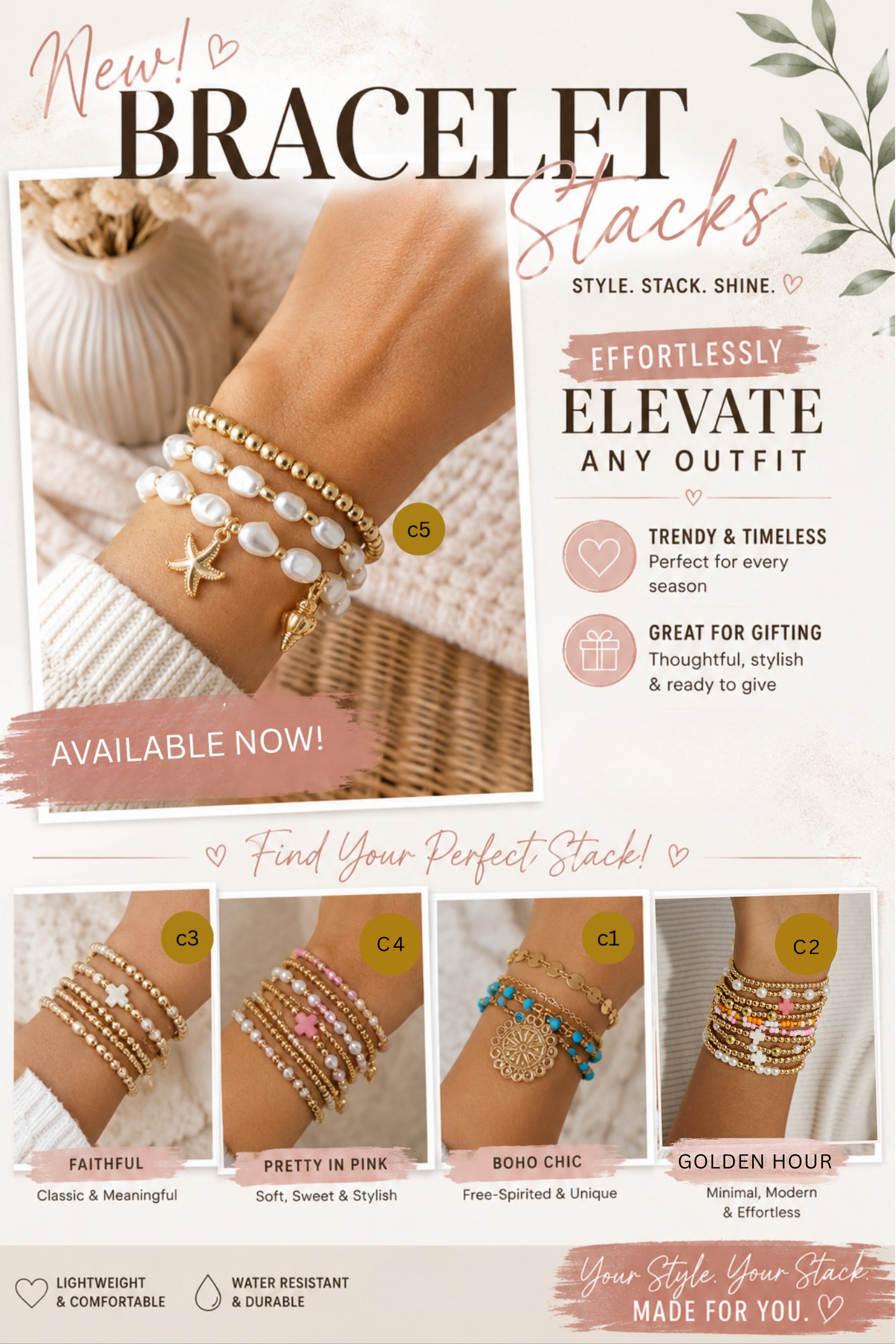 PREORDER: Bracelet Stacks RERUN 8.17.26