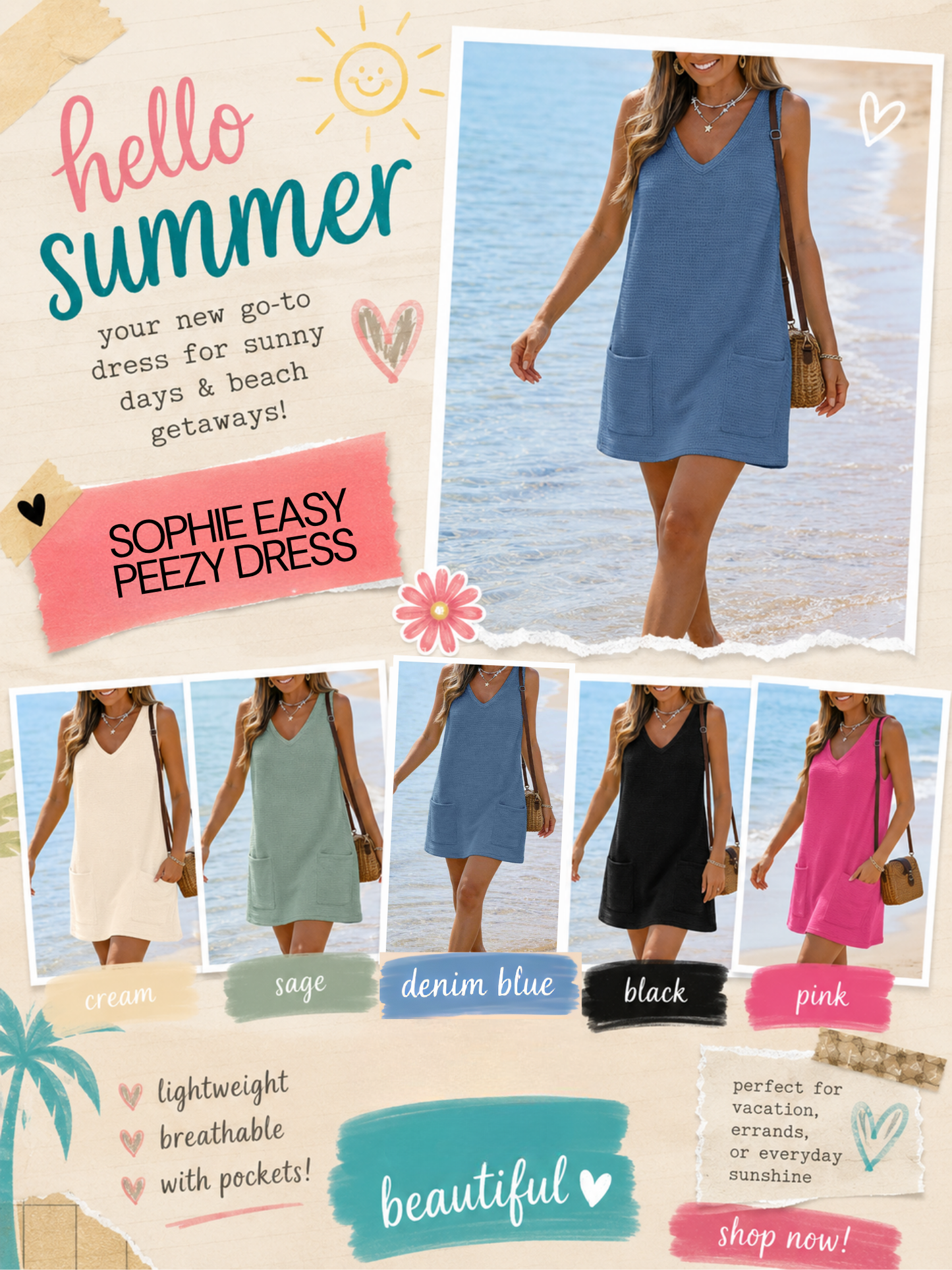 PREORDER: Hello Summer Dress 6.22.26