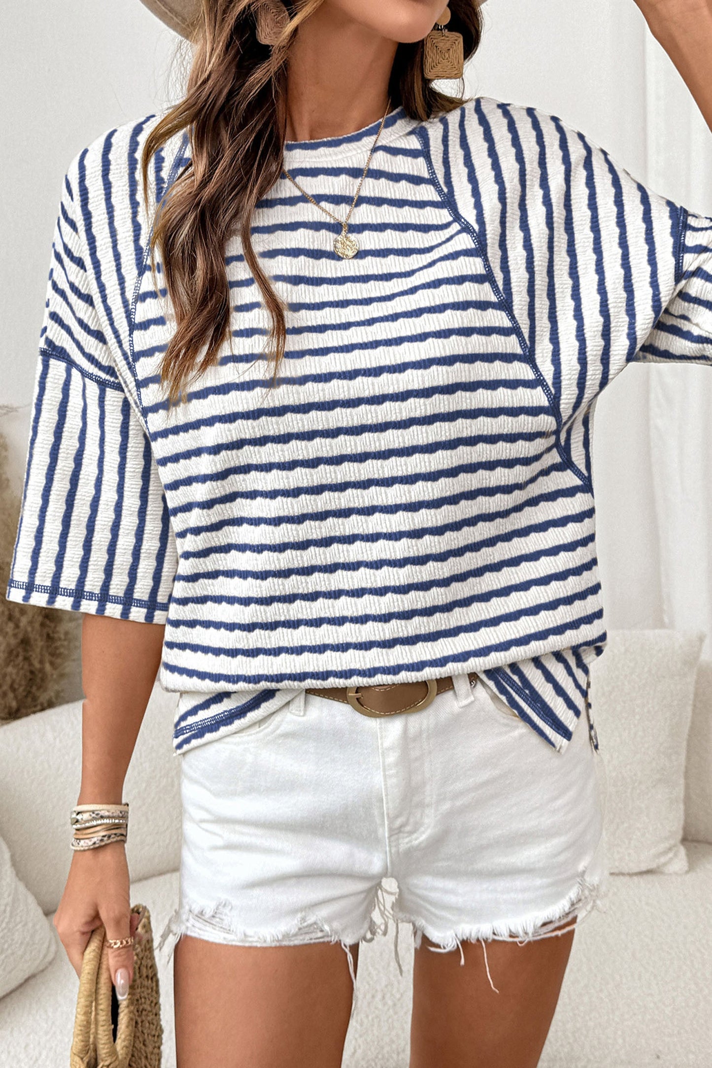 Stripe Knit Top *Multiple Colors* RTS