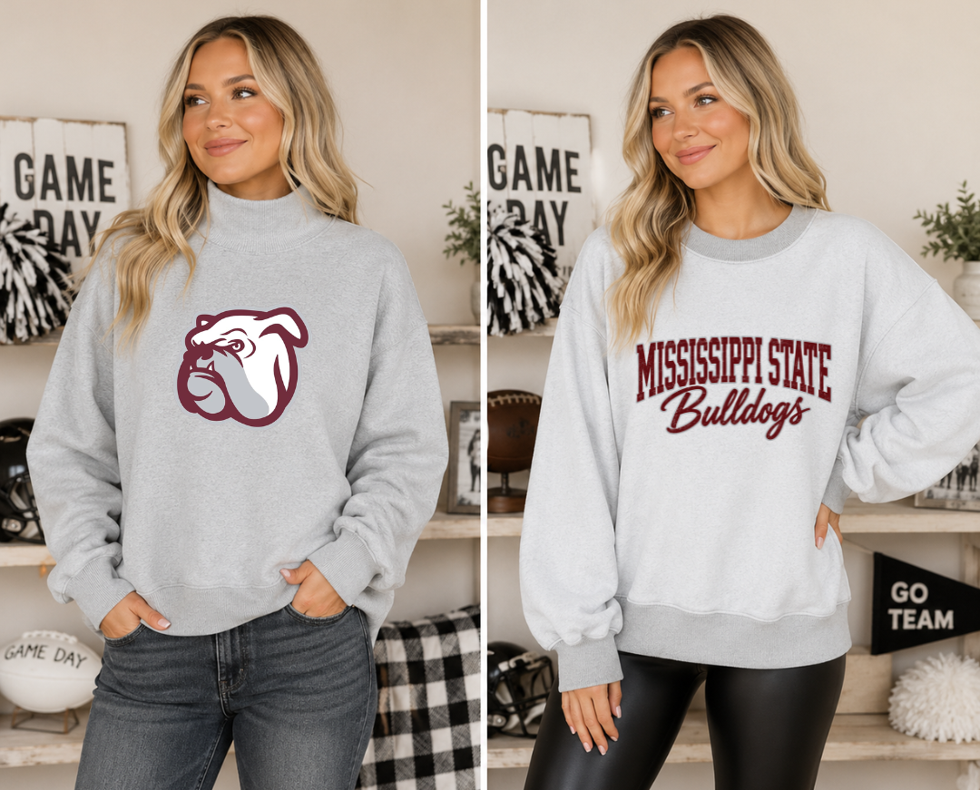 PREORDER: The Rally Club Reversible Mock Neck Sweater 8.31.26 osym