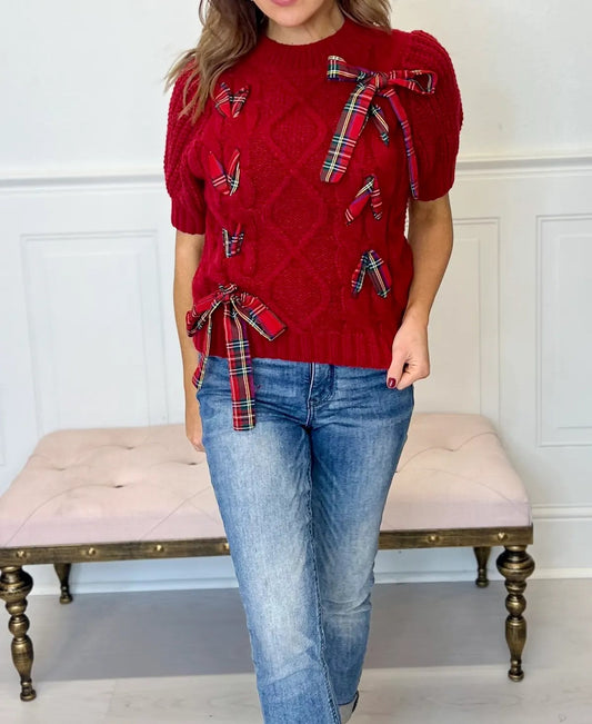 PREORDER: Sweetheart Bow Sweater 10.13.25