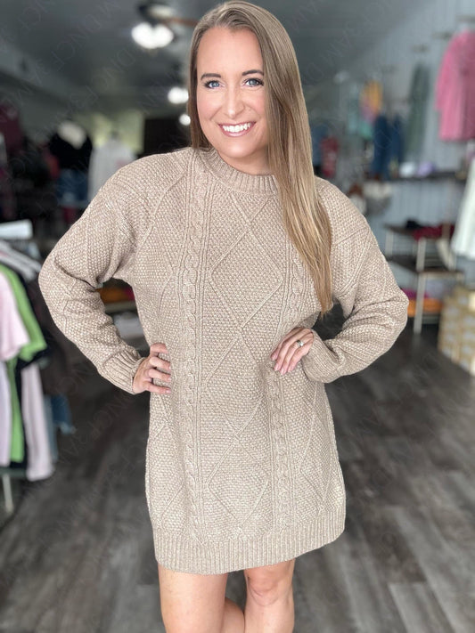 PREORDER: The Heather Sweater Dress RERUN 8.31.26 OSYM